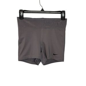 Nike Pro DriFit gray compression shorts - S